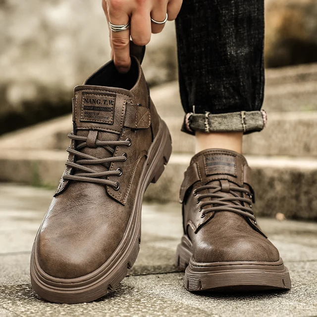 High Quality Wear-Resistant Classic Luxury Casual Dr. Martens Genuine Leather Boots for Men Handmade Precision Stitch