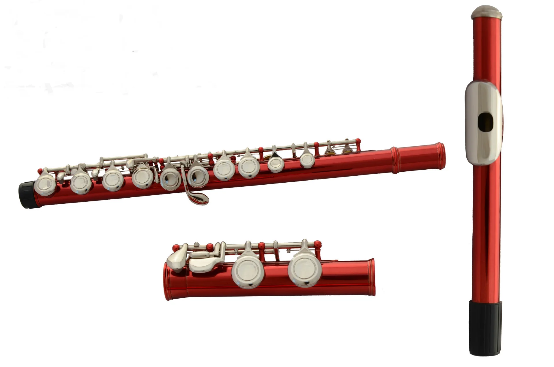 Premium Professional Flute Red key C key flute close hole 16 holes flute