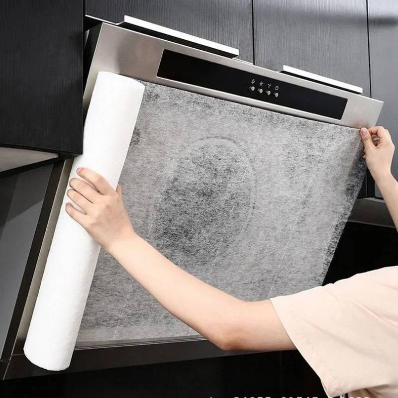 Oil Filter Paper Range Hood Non-woven Fan Filter Disposable Kitchen Hood Grease Anti Oil Cotton Cooker Extractor cooker hood filter