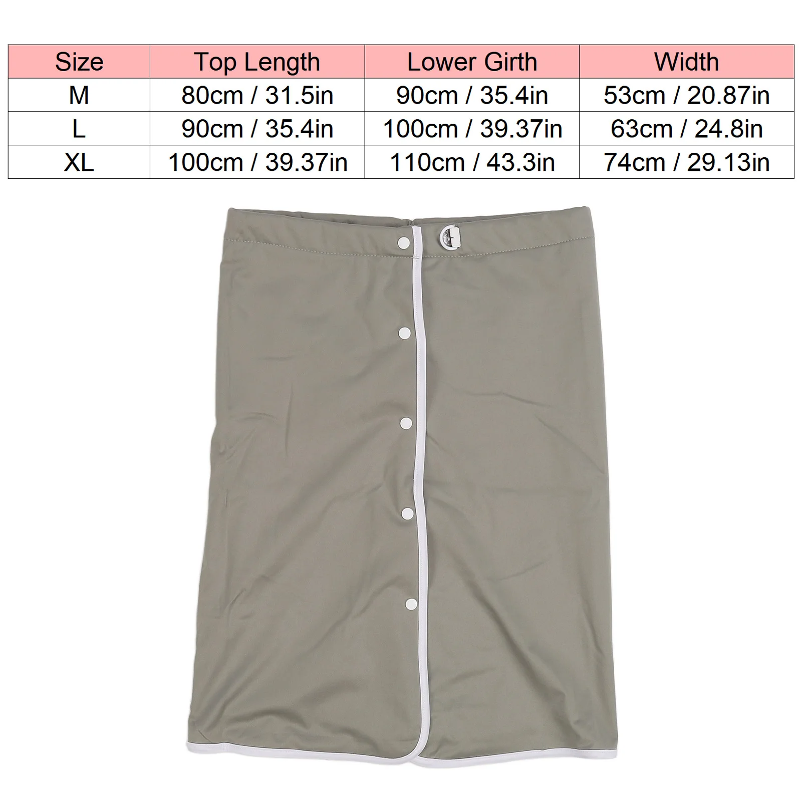 Washable Reusable Diaper Skirt Prevent Dirts Leakage Proof Soft Fabric Incontinence Mattress Menstrual Skirts for Elderly Adults 2