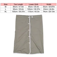 Washable Reusable Diaper Skirt Prevent Dirts Leakage Proof Soft Fabric Incontinence Mattress Menstrual Skirts for Elderly Adults 2