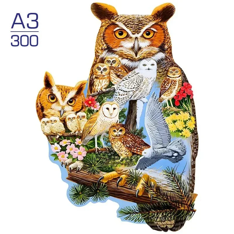 Wooden Animal Puzzles Jigsaw For Adults Kids Mysterious Medal Puzzle Child Toys Gifts Games 3D Wooden Puzzles wooden jigsaw puzzles