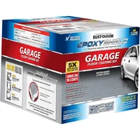 251965 EPOXYSHIELD Garage Floor Coating, 1 Car Kit, Gray 2