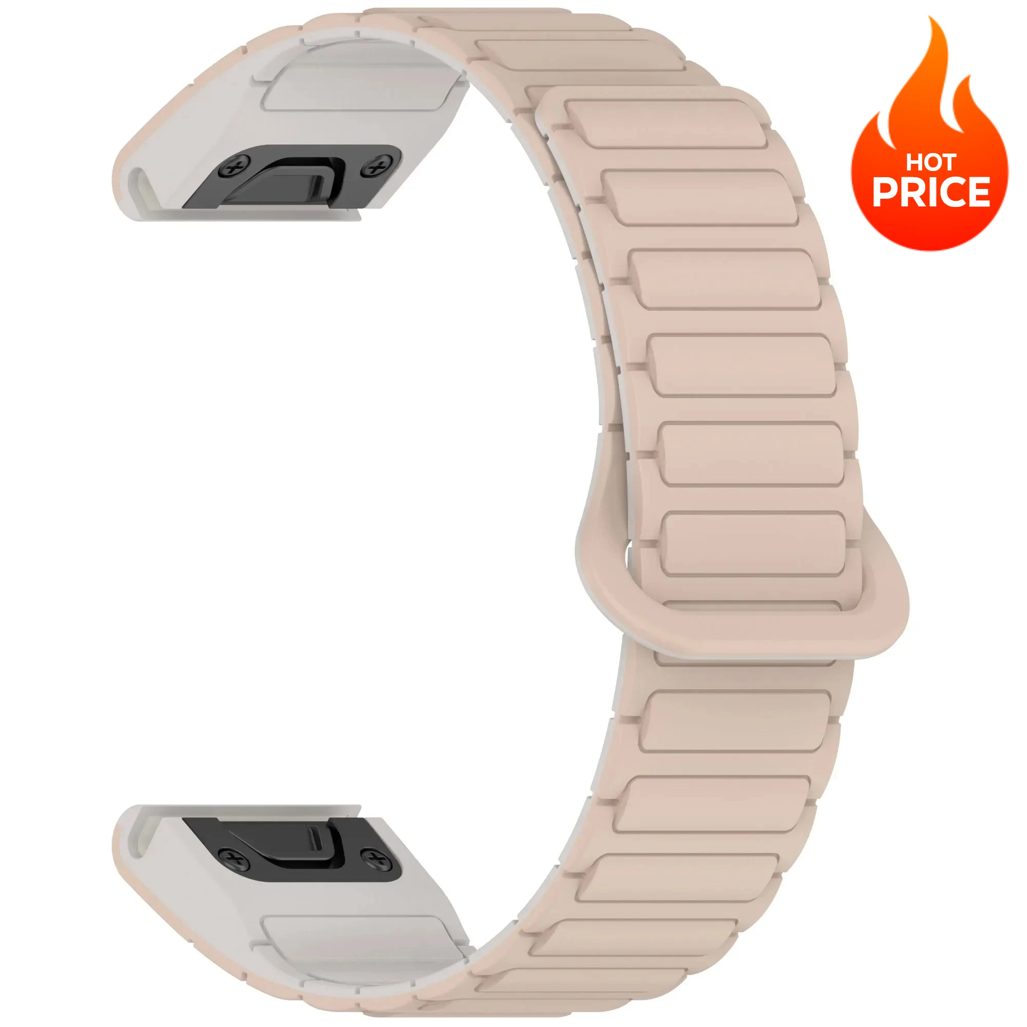 Enhanced Silicone Magnetic Bracelet with QuickFit Adjustment