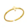 Bagues en acier inoxydable 316L pour femmes, couleur or réglable, petite étoile ouverte, bijoux féminins, cadeaux de mariage, nouvelle tendance