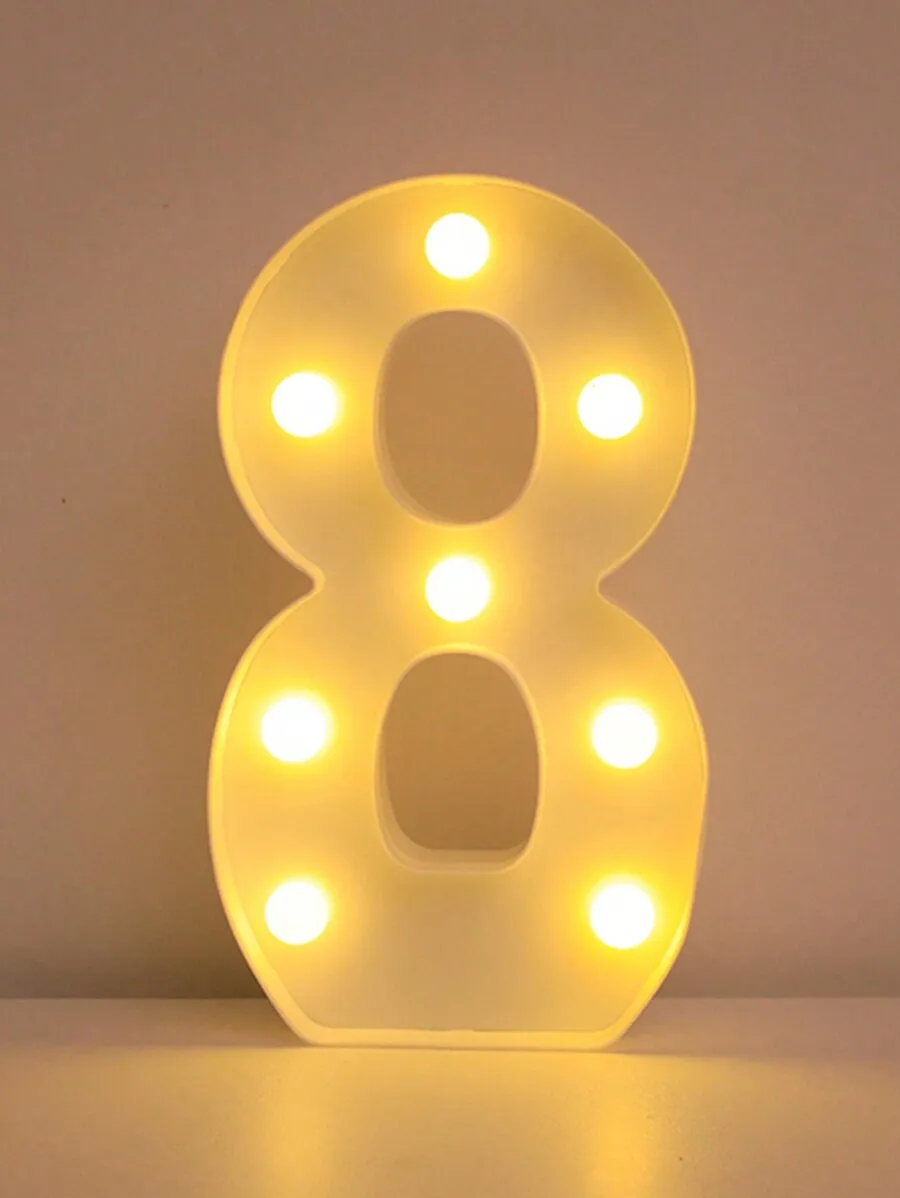 ตัวเลือกสินค้า ตัวอักษร LED ตกแต่งบ้าน 21.8 ซม.