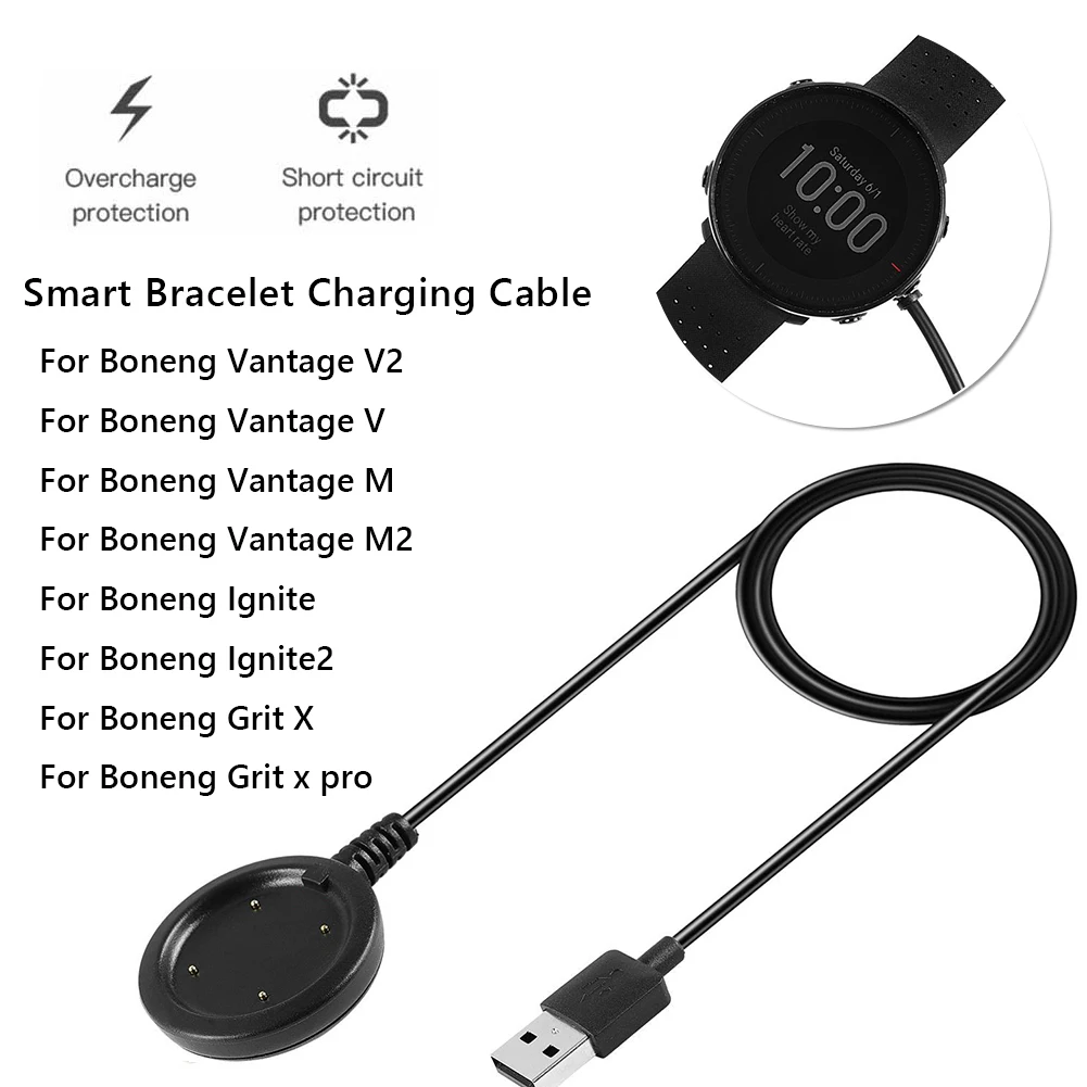 1m Charging Adapter 5V 1A Charging Adapter Cables Replacement Charging Cable Smart Watch Accessories for Polar Vantage V2/M2/V/M