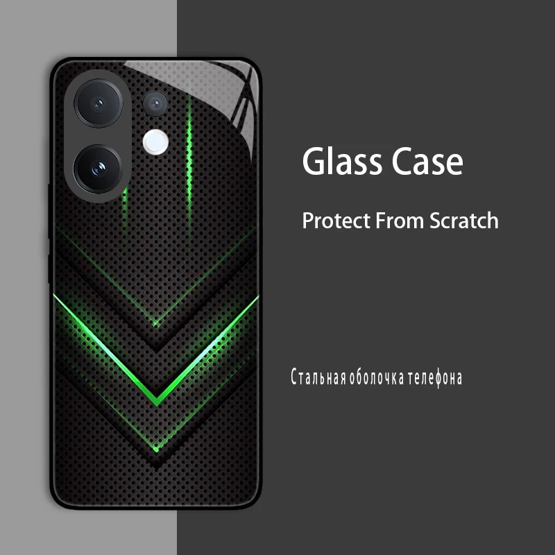 Enhanced Shockproof Tempered Glass & Hard Bumper Protective Case Cover