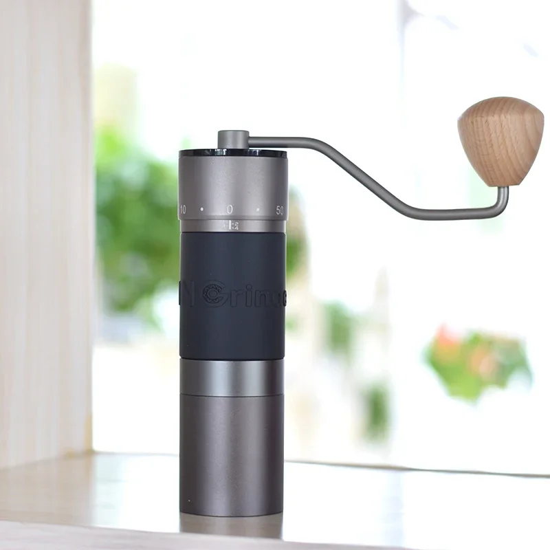 Kingrinder K4 /K6 수동 커피 그라인더 휴대용 밀 420스테인리스 스틸 48mm 스테인리스 스틸 티타늄 도금 버
