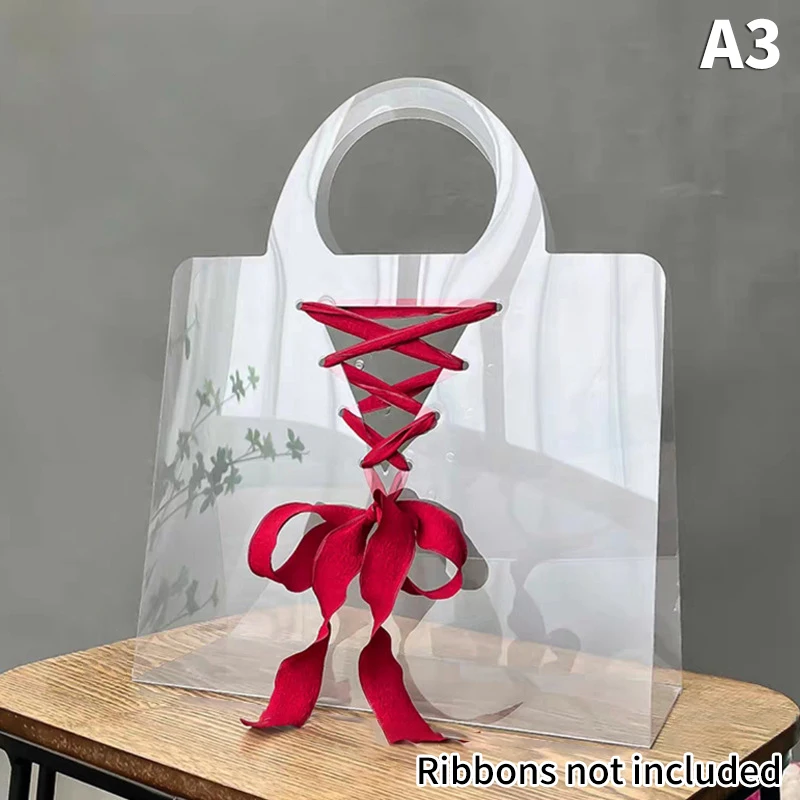 50 Sacs à Manches Cellophane Transparent Or Rose - Emballage Fleurs 27x10x45cm - Neuf