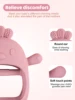 Baby Teether Chick Gloves Teether Silicone Anti-eating Hand ​Molar Stick Massage Gums Baby Anti-biting Teether Baby Accessories 4