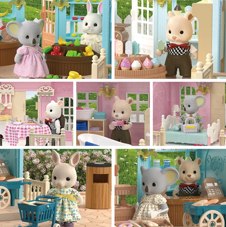MiniAnimalDollHouseFreeCollocationWithMiniatureSceneSimulation