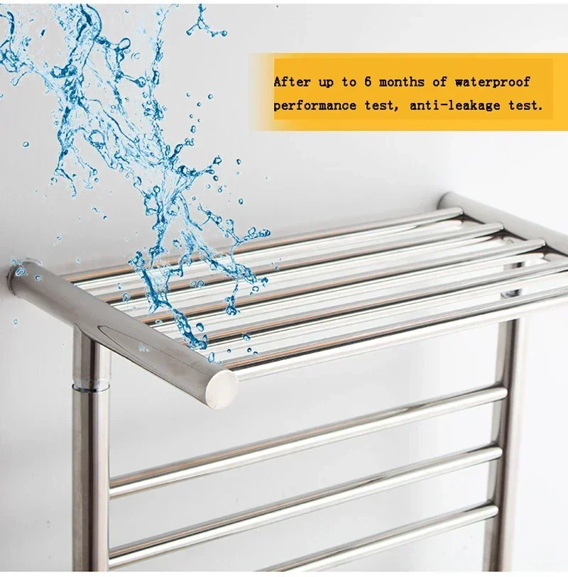Description Picture 3 of itemElectric Towel Rack 304 Stainless Steel Smart constant temperature 5 min Heated Towel Rail 680*520*300mm Towel Warmer 110V/220V