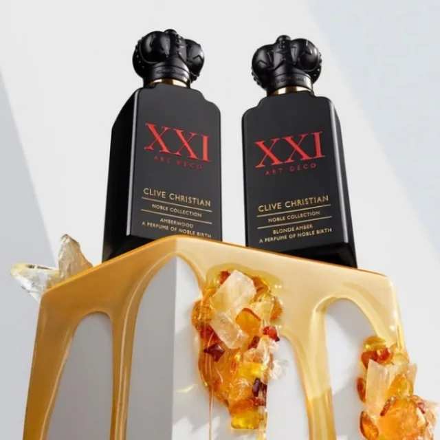 Clive Christian Blonde Amber Unisexe 50ml Eau de Parfum, Parfum Oriental Ambré Floral Boisé Longue Durée, Fragrance Fraîche et Élégante 1