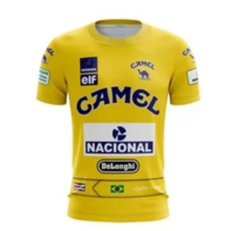 2025 New Men's and Women's Limited Edition Outdoor Sports Marc M Ř Rquez Salute Design Quick Drying 3D Printed Racing T-shirt 3