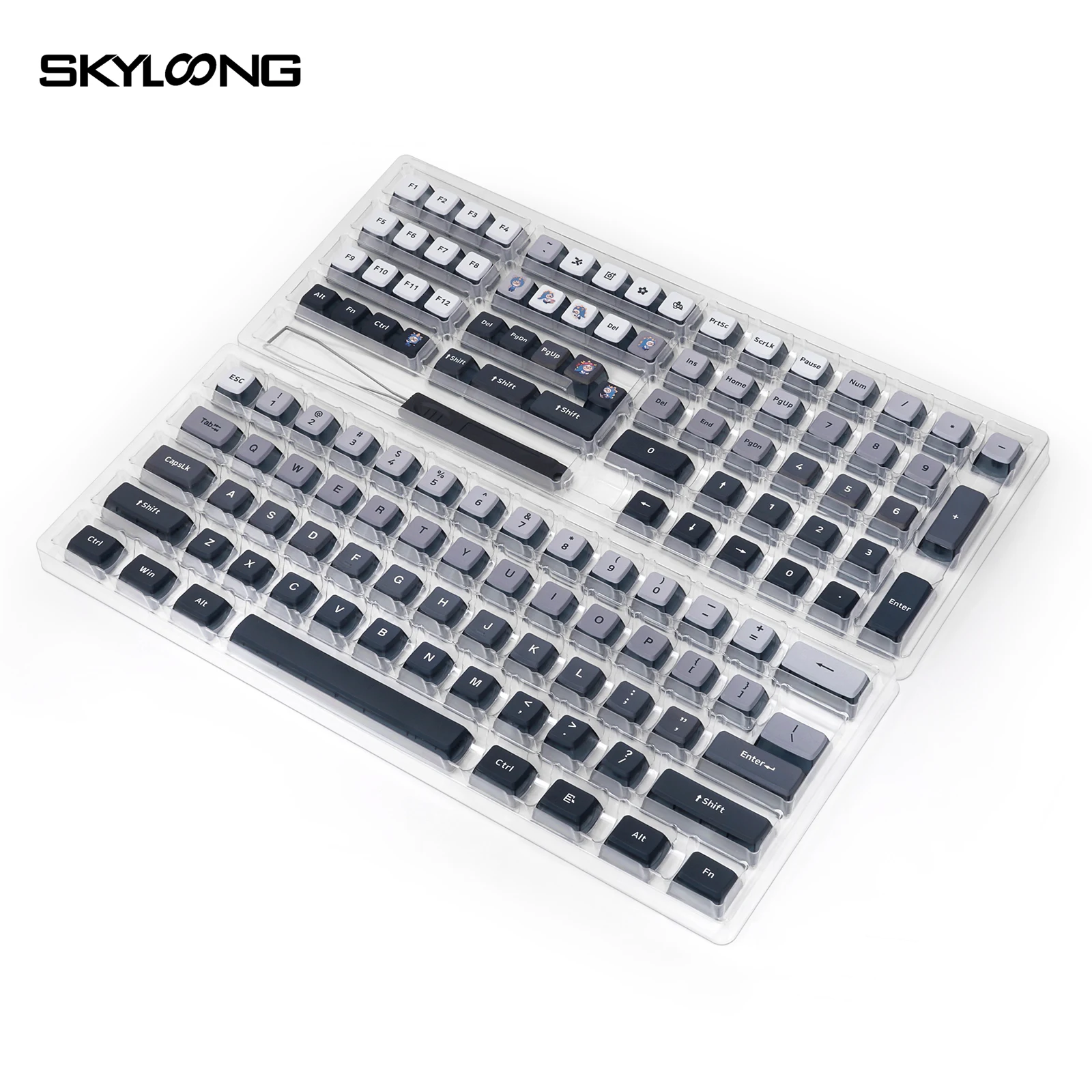 Skyloong-Doubleshots e Dye Subbed Keycap Set, Back