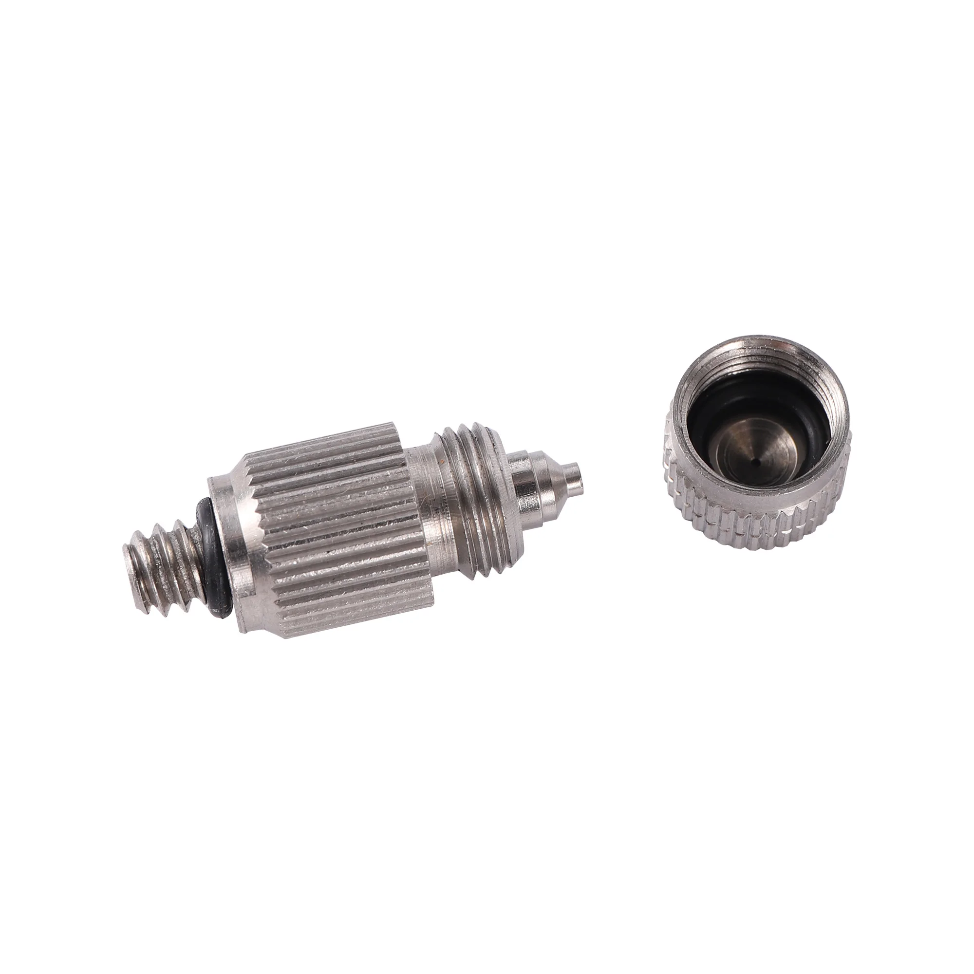 3Pcs 3/16" Thread High Pressure 304 Stainless Steel Spray Nozzle 0.1~0.5mm Garden Irrigation Humidification Dust Removal Nozzle