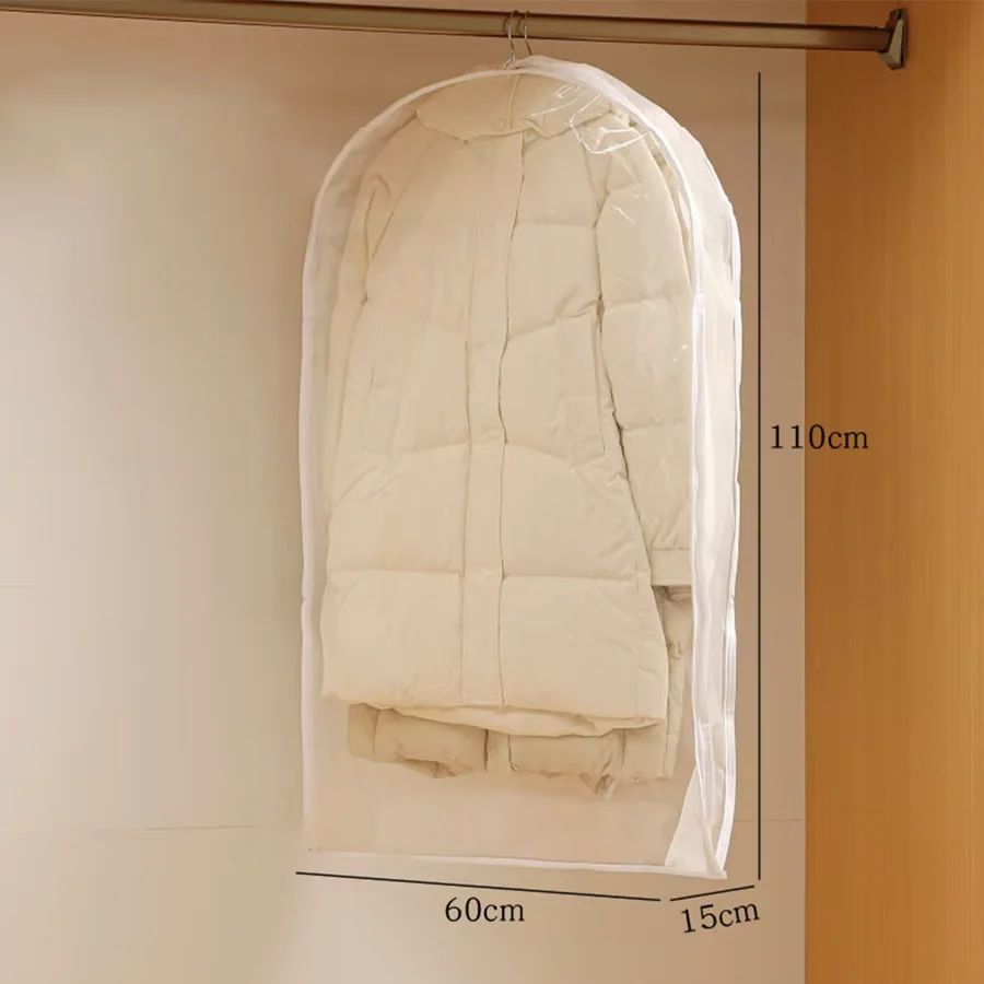 Space-Saving Wardrobe Organizer with Zipper & Dust Protection