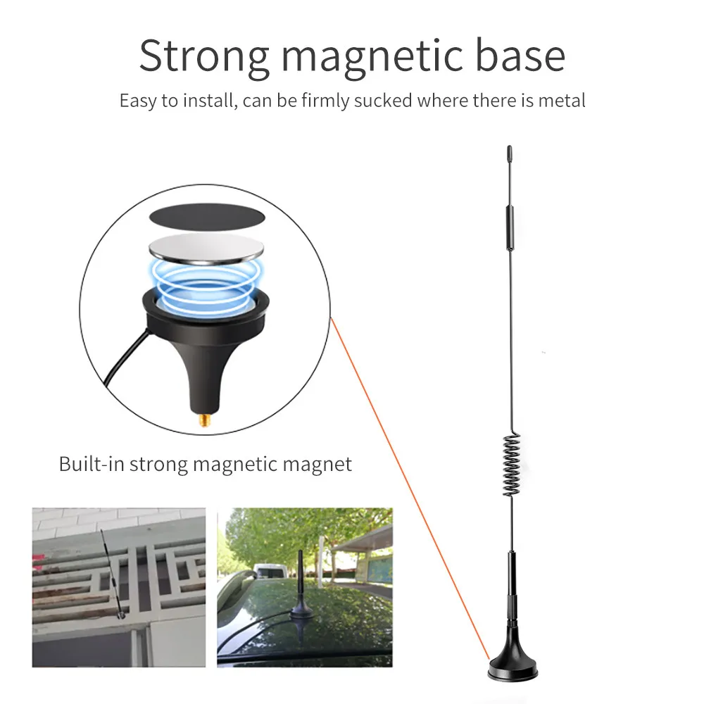 High Gain 12dBi 2G 3G 4G Antenna TS9 CRC9 SMA Male Connector 700-2700MHz GSM External Router LTE Magnetic Antenna Signal Booster