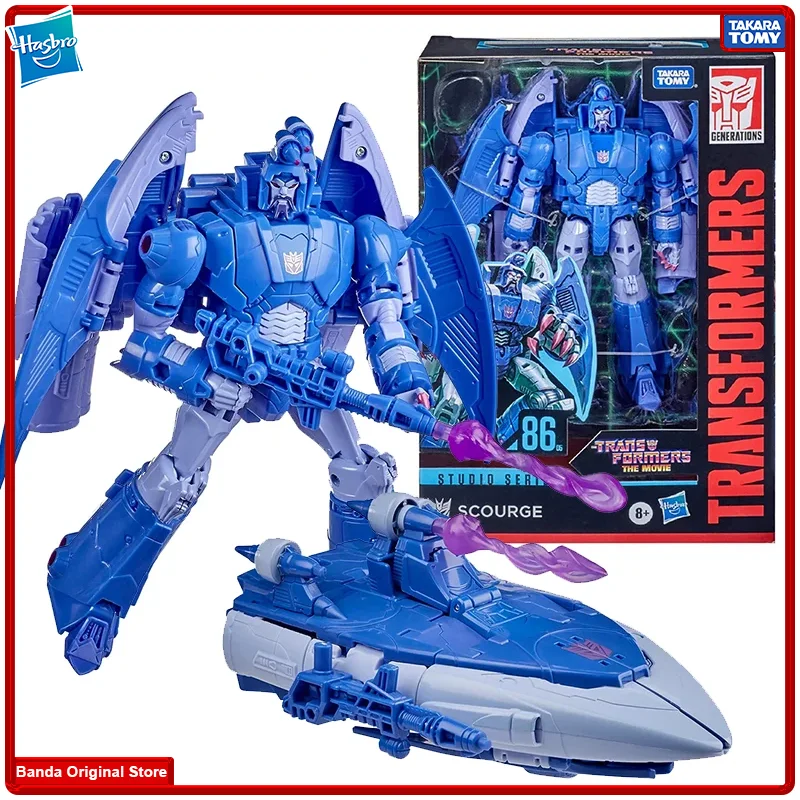 

100% In Stock Original Hasbro Takara Tomy Transformers The Movie SS86-05 SS8605 Scourge Voyager Anime Action Figures Model Toys