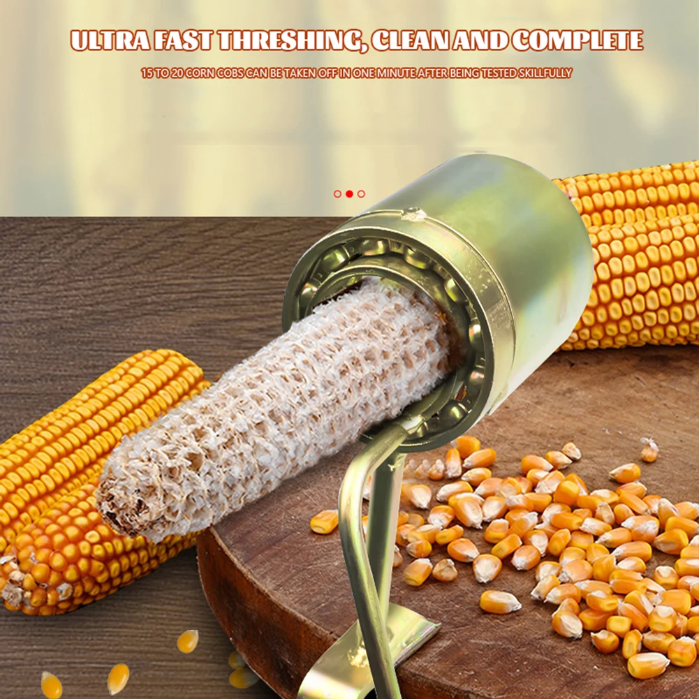 Household Small Hand Corn Sheller Hand Crank Alloy Corn Harvester Bar Supplies