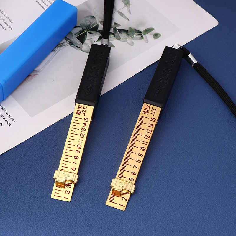 버니어 필러 게이지 쐐기 모양의 버니어 필러 게이지 1-15mm 하우스 엔지니어링 검사 평탄도 측정 도구