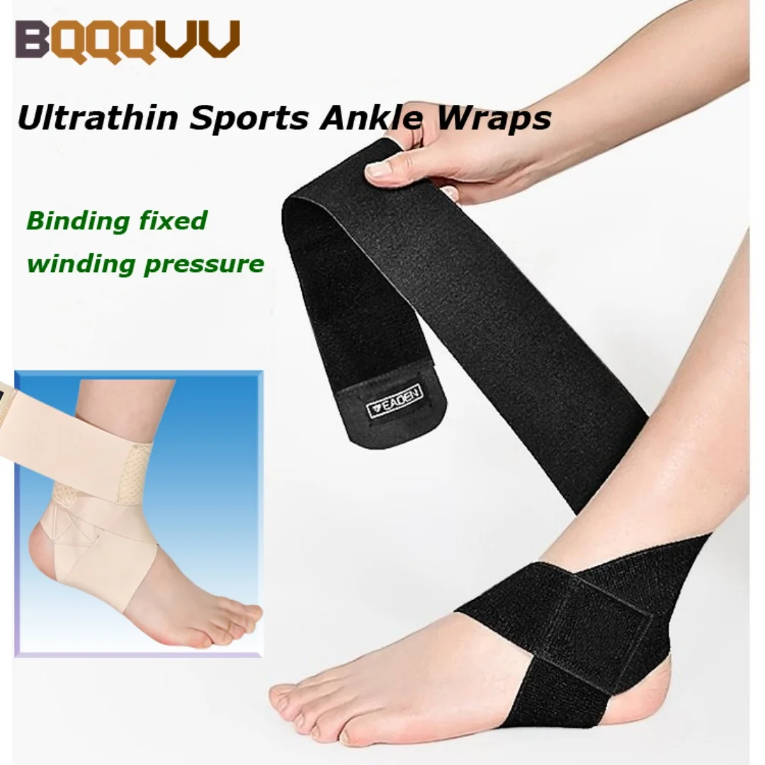 

Ultrathin Sports Ankle Wraps for Men and Women, Adjustable Foot and Ankle Support Braces, Achilles Tendon Sprained, Running, 1Pc