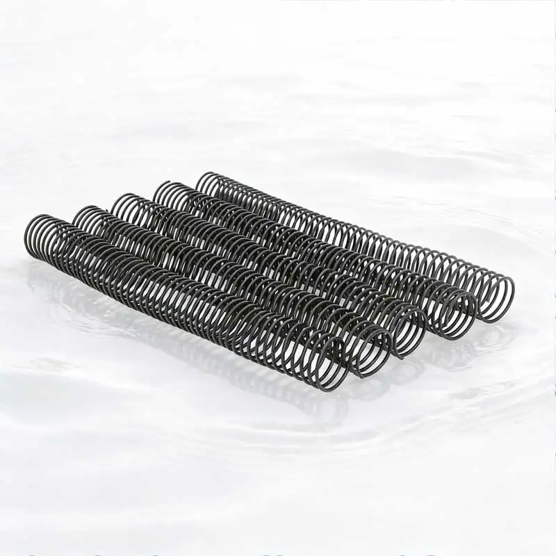 10개 바인딩 스파이럴 4:1 피치 플라스틱 46개 톱니 360도 회전 280매 용량 사용하기 쉬운 문서용 바인딩 코일