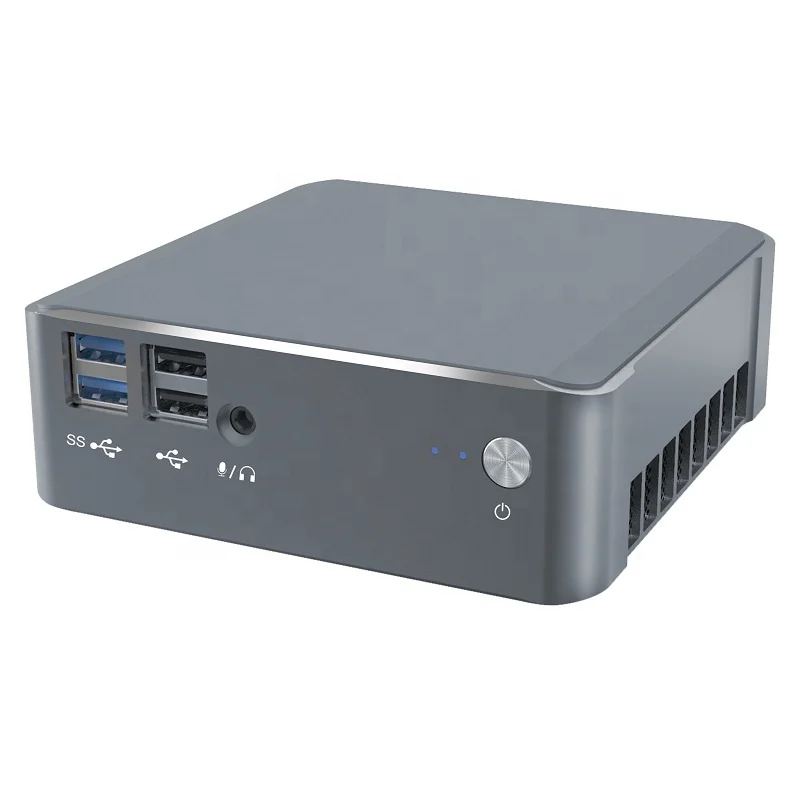 Mini Pc Industriale Senza Ventola 11Th Core I7 1165 G7 16Gb Ram 256Gb Rom M.2 Ssd Tiger Lake-U Mini Pc