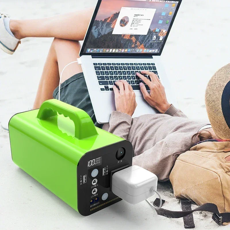 80000mAh 500W Portable Power Station  Generator Battery Outdoor Camping Charger Emergency Power Supply Power Bank AC DC Output