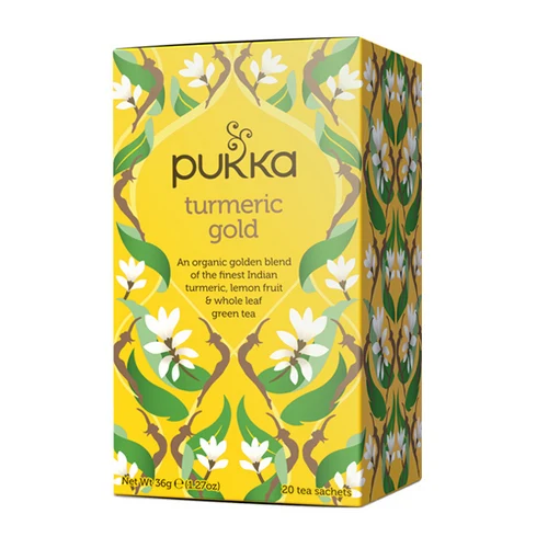 Curcuma Infusione Bio Pukka | 20 Bustine | Erbe Naturali, Non Chimiche. D82
