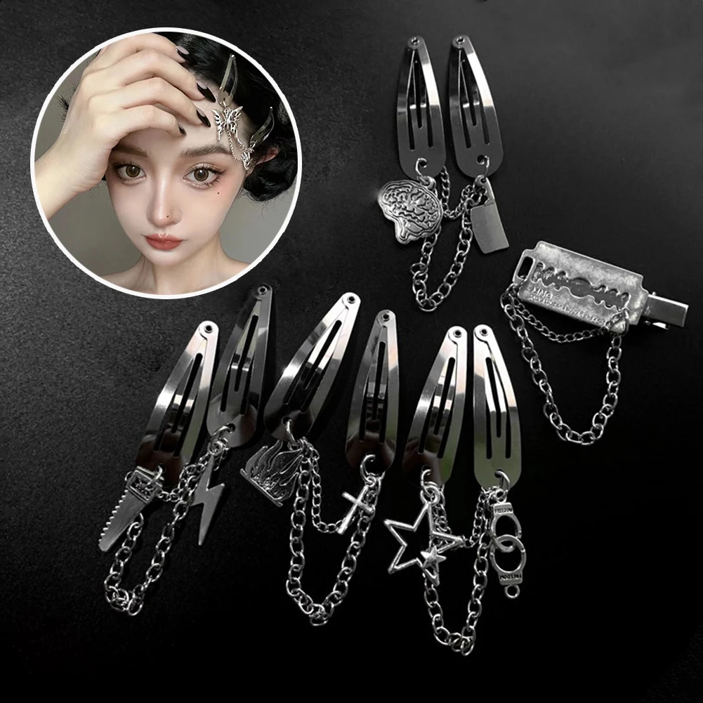 Punk Accessories Hair Clips Harajuku Accessories Hair Hair Clips