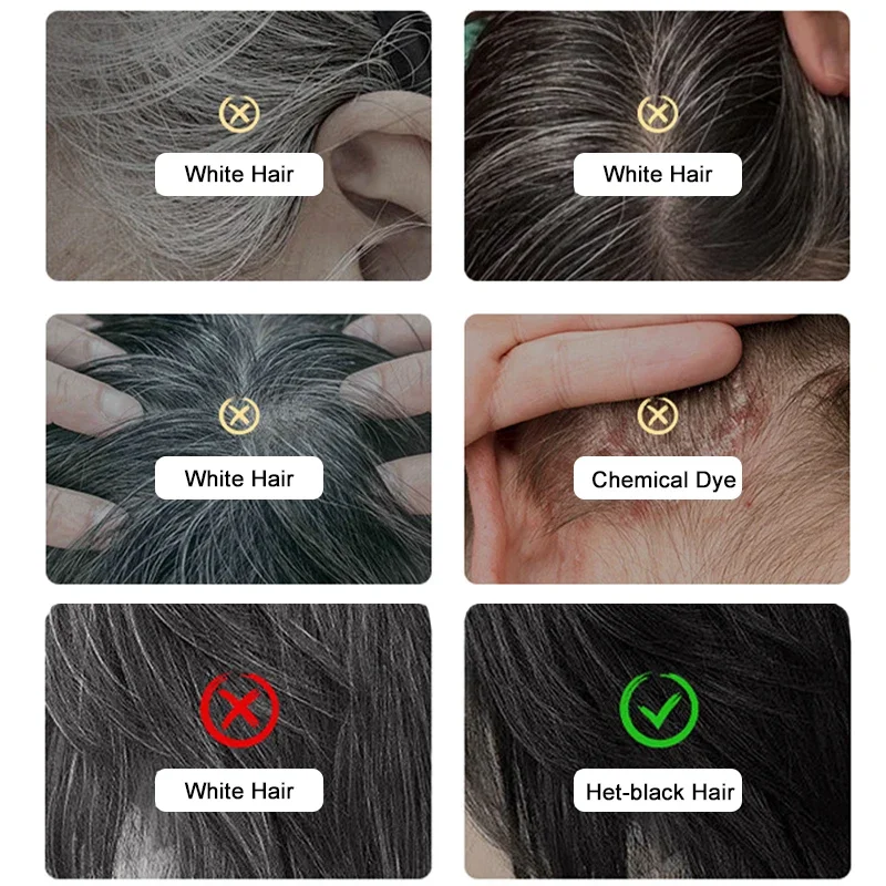 Multicolor Gray Hair Covering Stick - Instant Root Touch-Up and Temporary Hair Dye