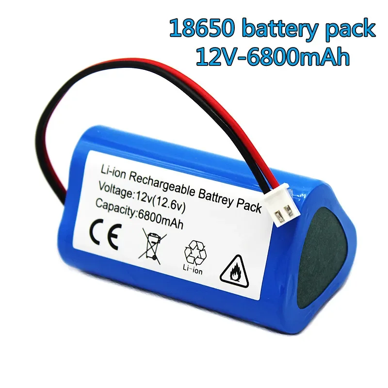 Аккумулятор New.12V.3A.18650, 6800 мАч, мАч, Bluetooth