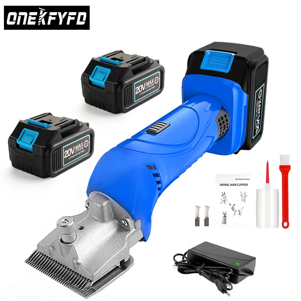 Wireless 6 speed 35 Teeth Electric Sheep Pet Hair Clipper Shearing Kit Shear Wool Cut Farm Goat Pet Animal Shearing Supplie tool livestock vaccine injection animal 20ml continuous syringe 2 5l pig cattle sheep dosing device veterinary drench gun farm tool