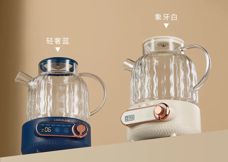 Description Picture 4 of item1L Glass Electric Kettle for Tea Maker and Health Pot, Office and Home Use 220V
