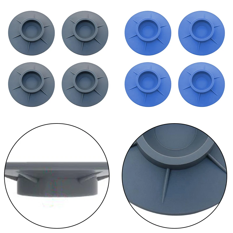 4PCS Washing Machine Foot Pads Fixed Washing Machine Refrigerator Foot Pads Pad Suction Cup Base