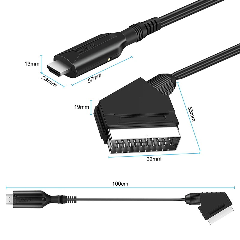 SCART to HDMI-compatible Converter Cable 720P/1080P Switch Video Audio Adapter For Sky Box STB Plug hdmi adapter cable,hdmi cable,ps2 hdmi converter,dp to hdmi adapter,displayport to hdmi adapter,hdtv adapter cable,usb c to hdmi cable,typec to hdmi cable,hdmi adapter,hdtv cable,wii to hdmi converter,hdmi splitter switch,hdmi to vga converter,dp to dvi adapter cable,dp adapter,hdmi audio splitter,hdmi audio extractor,usb c to displayport cable,usb adapter cable