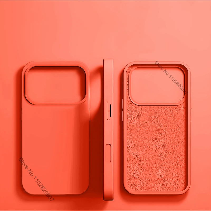 ตัวเลือกสินค้า เคสซิลิโคนนิ่ม iPhone 17 Pro Max ปกป้องครบจบในตัว