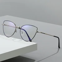 Feminino Anti Blue Light Glasses Women Cat's Eye Optical Myopia Nearsighted Glasses Computer Eyewear Minus -2 -3 Diopter Glasses 2