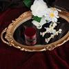 Retro Tray Plastic Mirror Decoration Europe Style Wedding Party Dessert Cupcake Stand Tray Jewelry Storage Tray Photography Prop 4