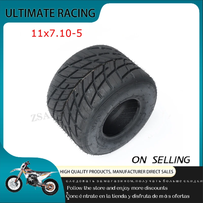 Go Kart High Quality Tire 5 Inch 11x7.105 Tire Vacuum Tire Tubeless