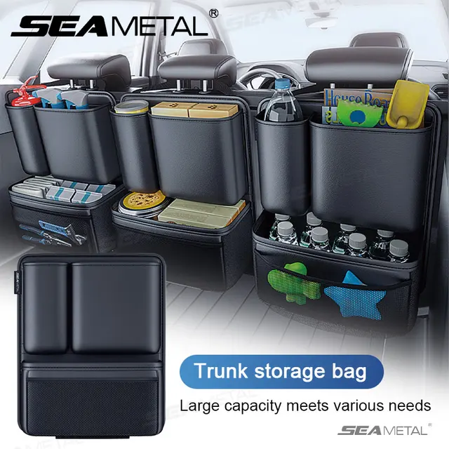 SEAMETAL Car Trunk Organizer Hanging Backseat Storage Bag