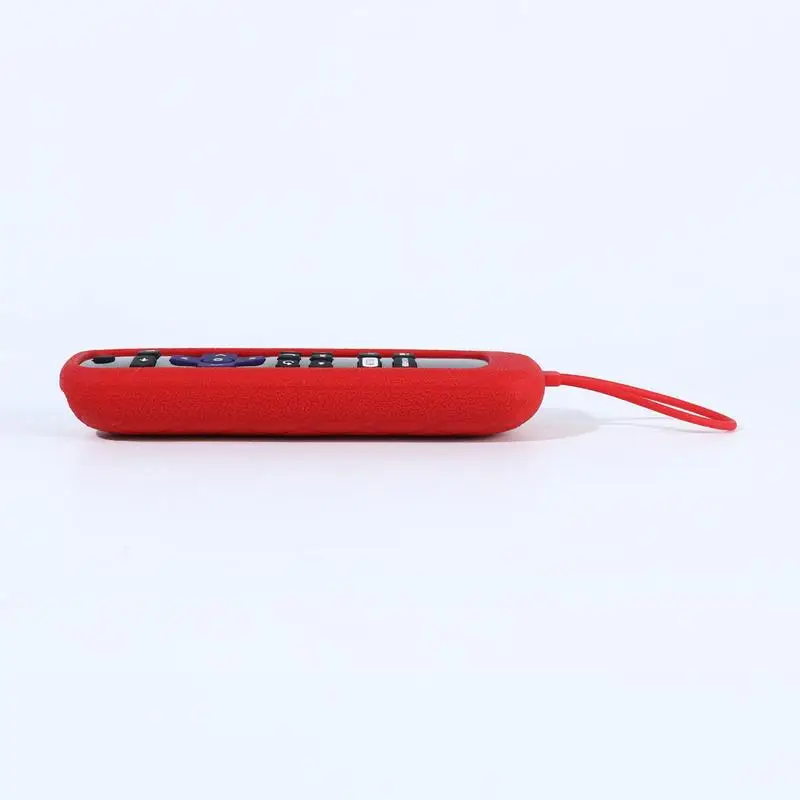 Silicone Remote Control Cover Sleeve for TCL ROKU Remote Glow In The Dark Non-slip Protective Soft Case Dustproof with Lanyard