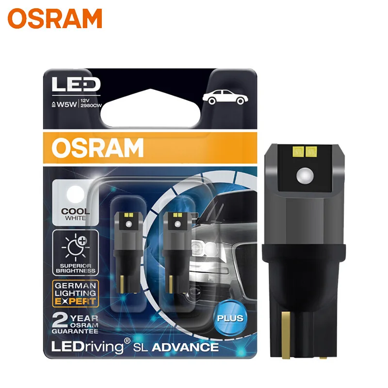 pude Dominerende Maxim Osram Led T10 6000k W5w 194 Ledriving Sl Advance 6000k White Car Reading  Bulbs Door Lamps Interior Light 12v 1.5w 2980cw, Pair - Signal Lamp -  AliExpress