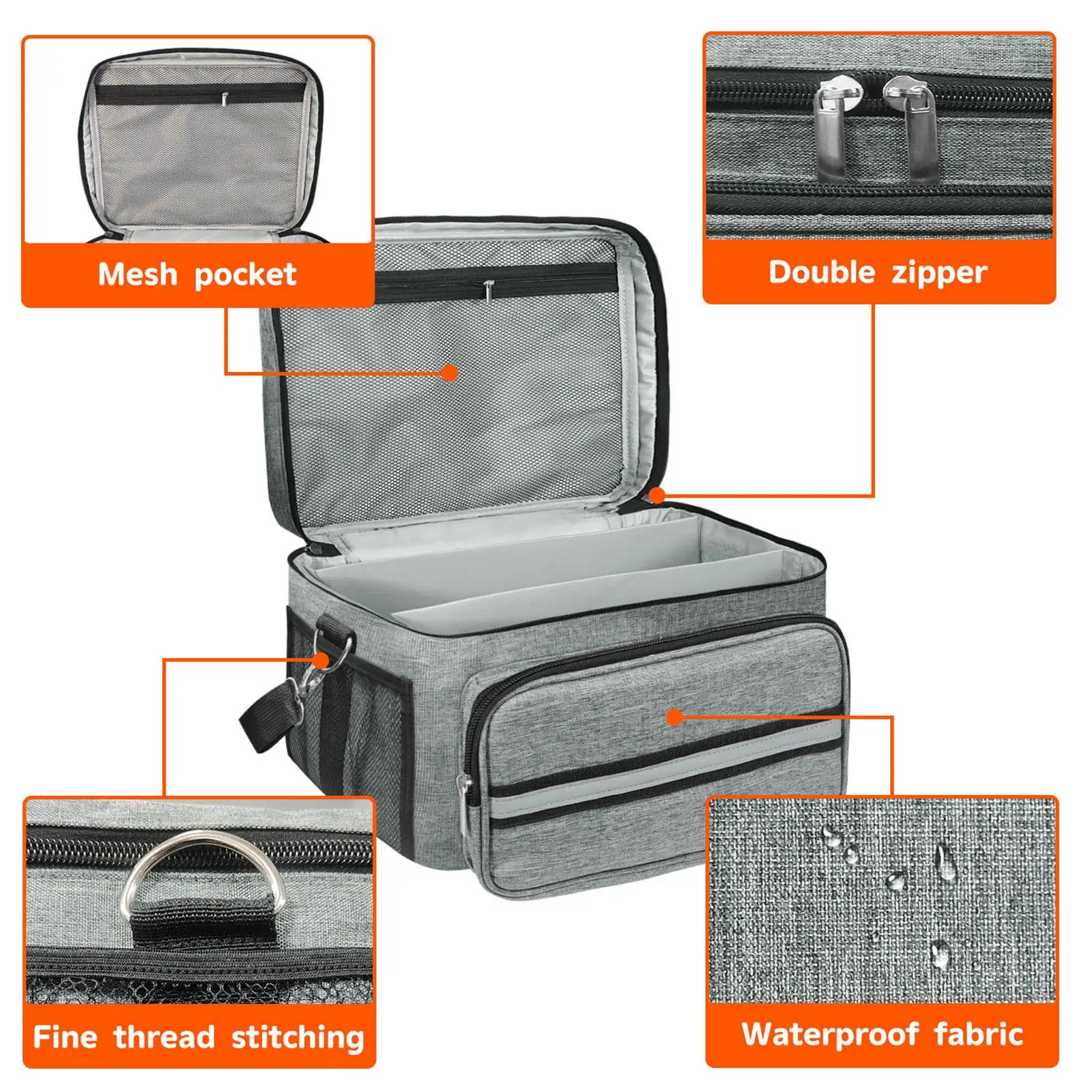 Toaster Storage Bag Toaster Cover Protection Waterproof Protective Cover Washable Dustproof Cover Toaster Cover with Base 5