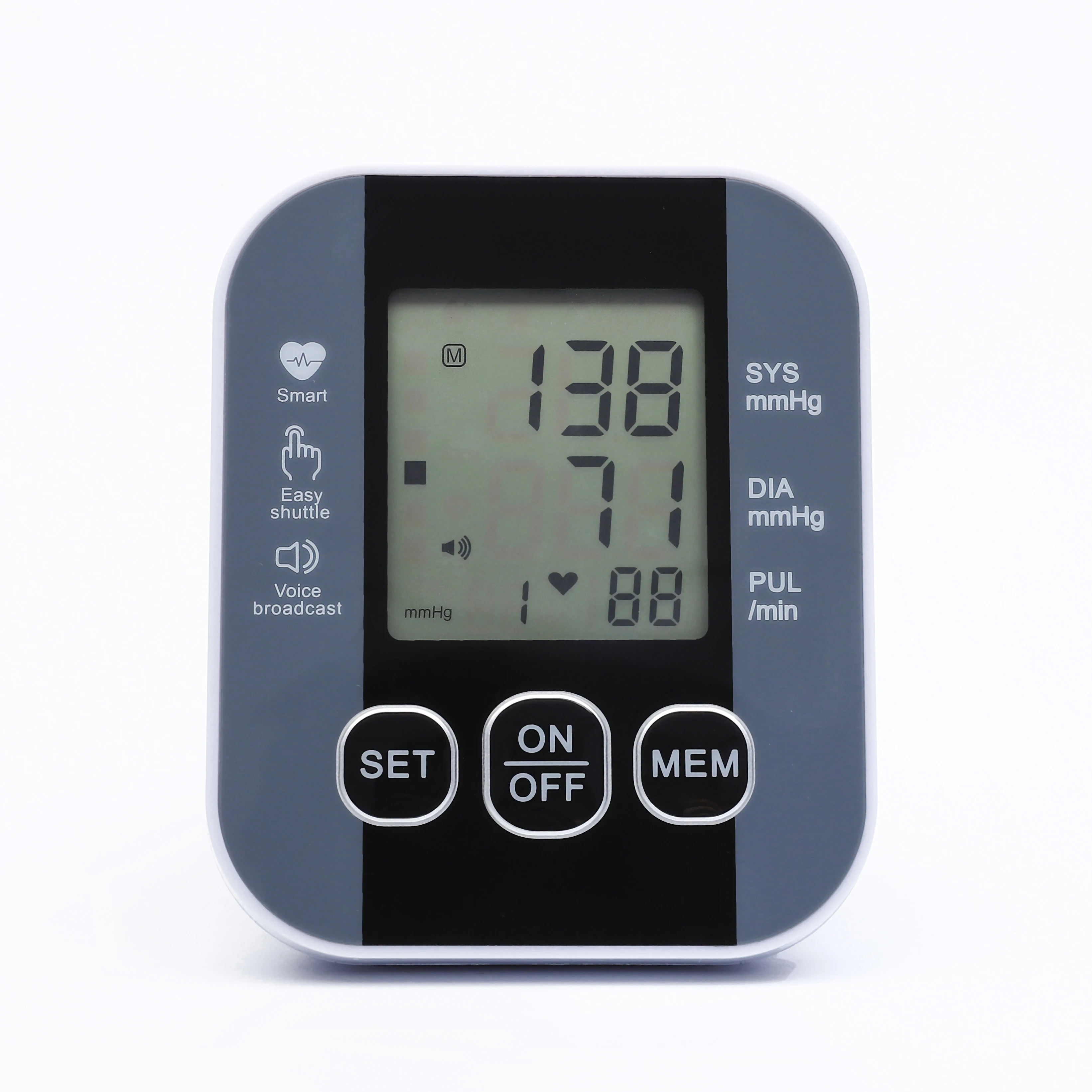 Digital Arm Blood Pressure Meter 32cm Cuff Medical Pressure Tonometer Tensiometer Baumanometer Pulse Sphygmomanometer 3