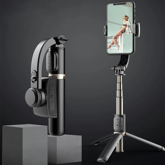 FGCLSY 2024 AI Video stabilizer Bluetooth selfie stick tripod Gimbal Stabilizer For Smartphone Live vertical shooting bracket 8