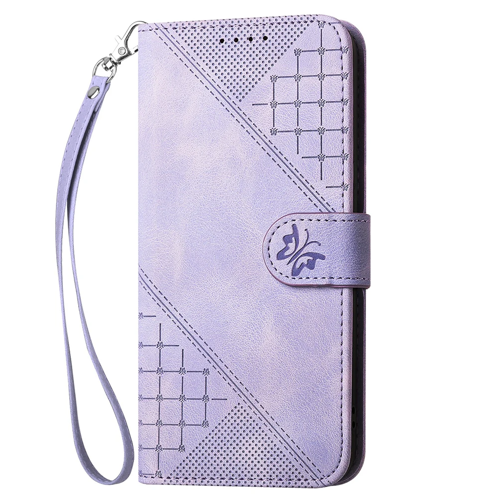 Luxury Leather Phone Case with Card Slot & Flip Wallet Design