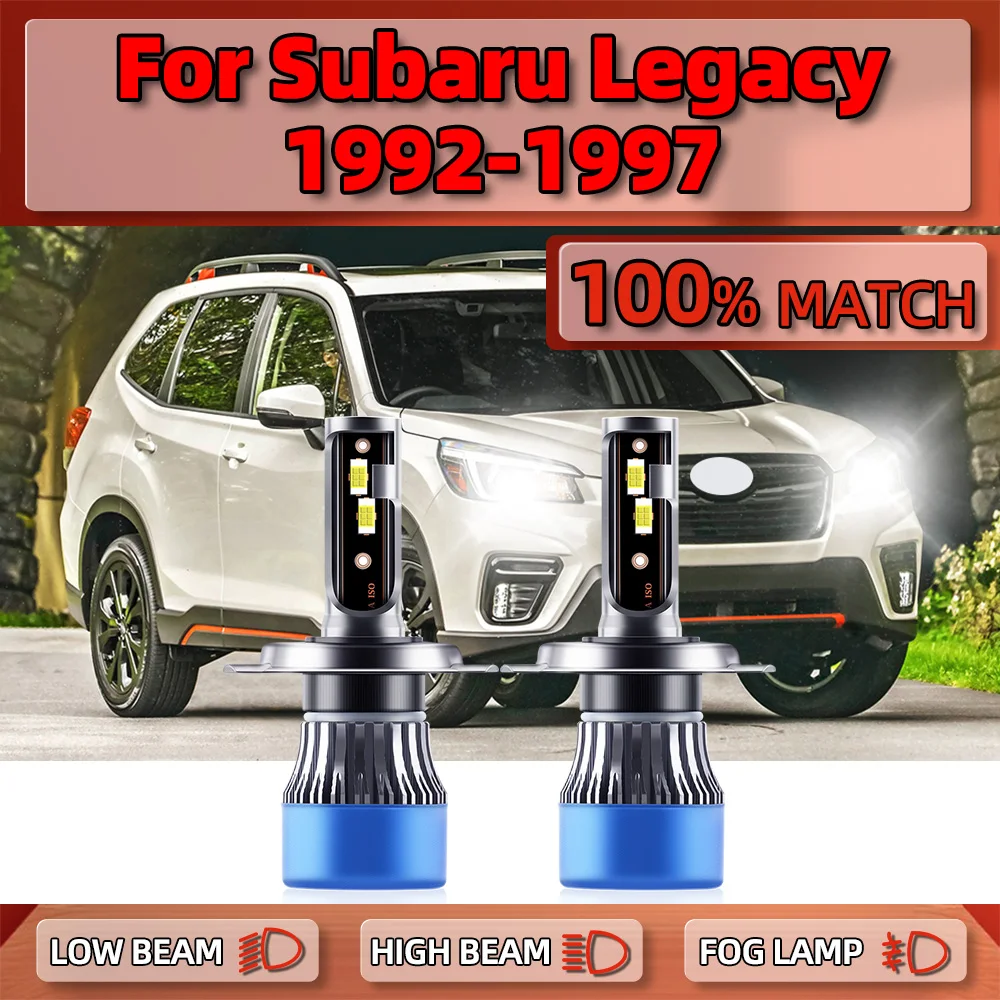 

120W H4 Canbus LED Car Headlight Bulbs 20000LM Auto Lights 12V 6000K White For Subaru Legacy 1992 1993 1994 1995 1996 1997